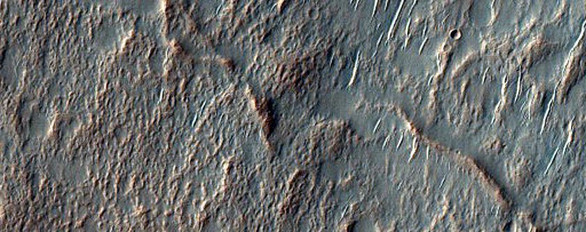 Spectrally Distinct Crater Floor near Gorgonum Chaos