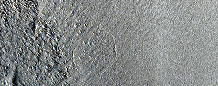 Sample of Aprons around Massifs in Erebus Montes