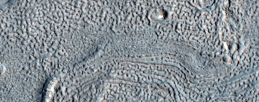 Terrain South of Deuteronilus Colles