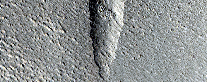 Morphologically Fresh Incision in Potentially Ice-Rich Mantling Deposit