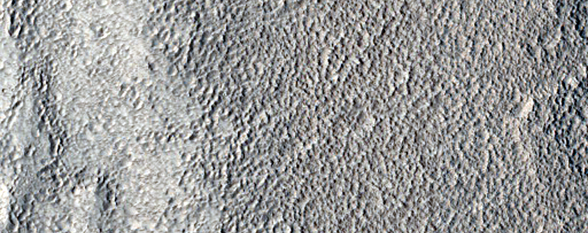 Inverted Channels or Possible Eskers in Basin in Northwest Arabia Terra