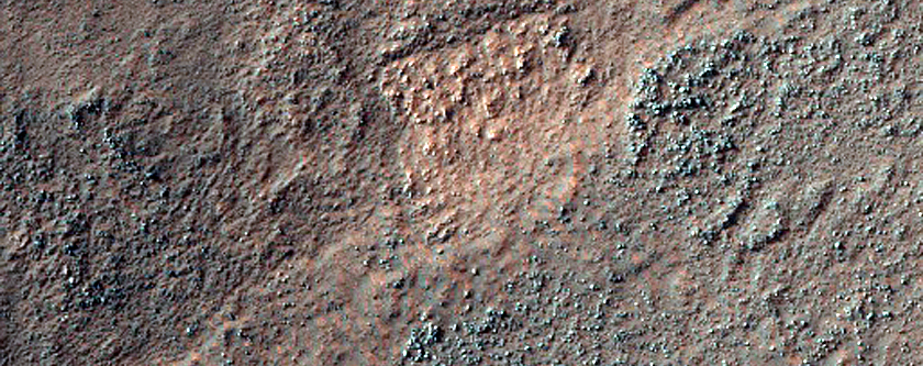 Margin of Plains-Forming Unit in Argyre Planitia Basin