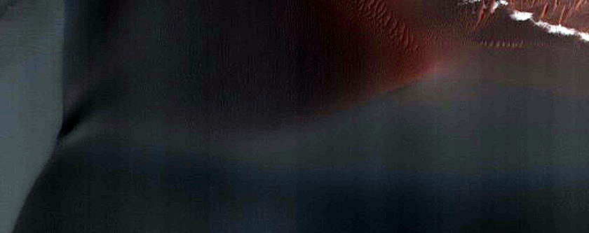 Monitor Crater and Dune Gullies