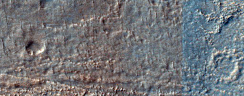 Ridges in Hellas Planitia