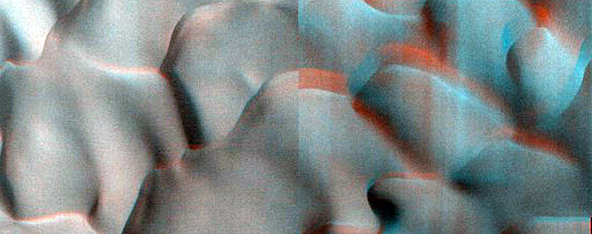 Dune Monitoring in North Mid-Latitude Crater