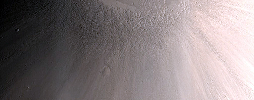 Recent Crater with Distinctive Ejecta