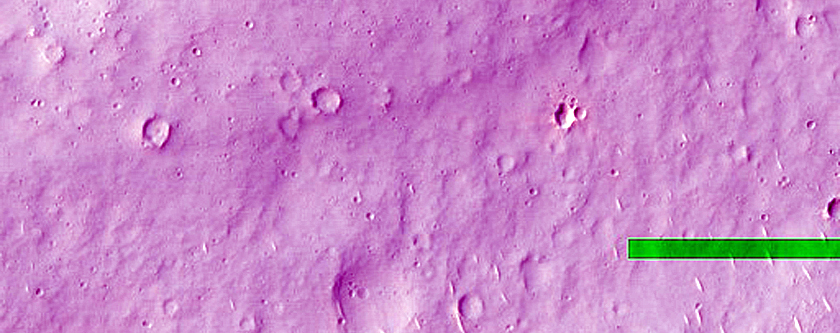 Inverted Channel in Valley in Noachis Terra