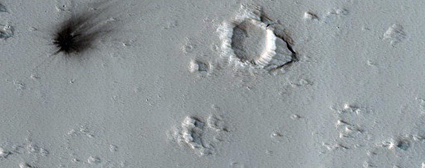 Candidate Recent Impact Site