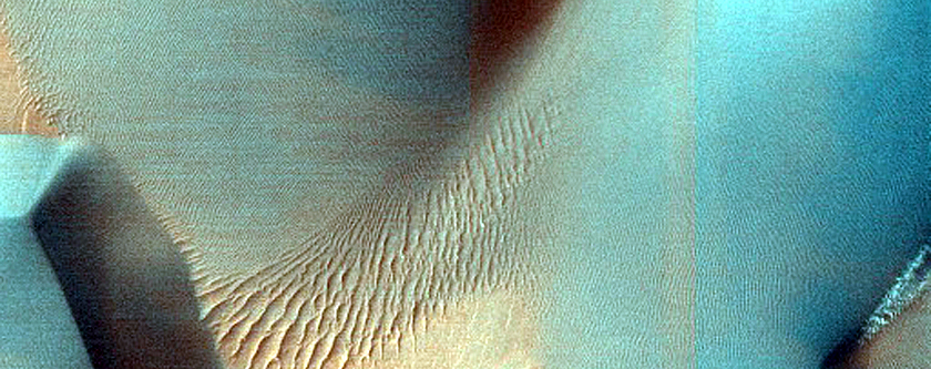 Dune Field in Wirtz Crater