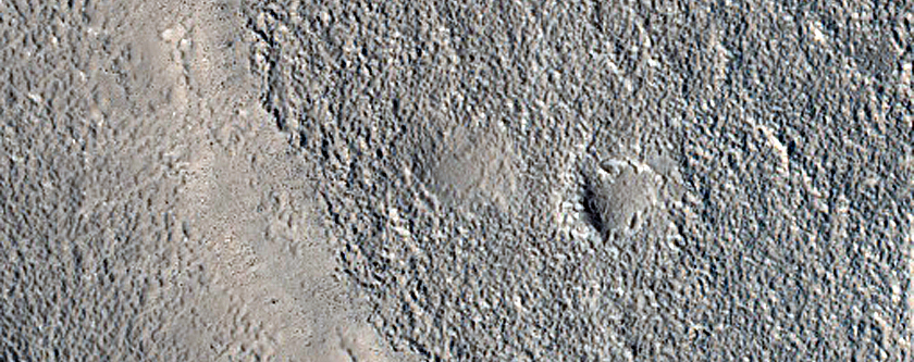 Secondary Craters in Adamas Labyrinthus