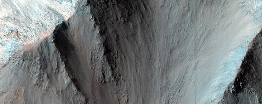 Canyon Walls in Coprates Chasma