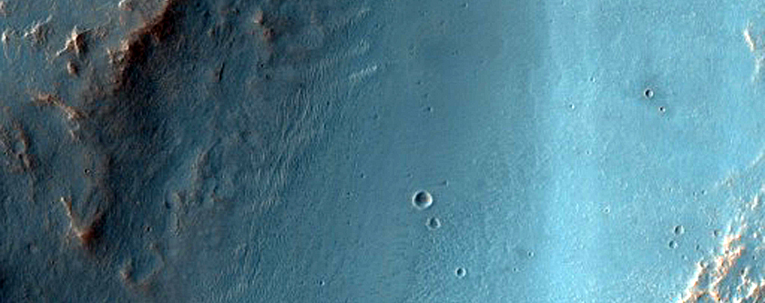 Possible Olivine in Solis Dorsa Crater Ejecta