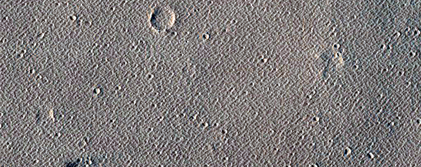 Candidate Recent Impact Site