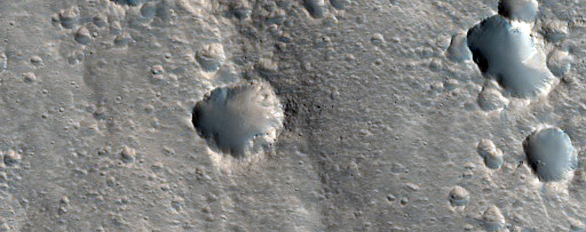 Landslide in Crater near Mawrth Vallis