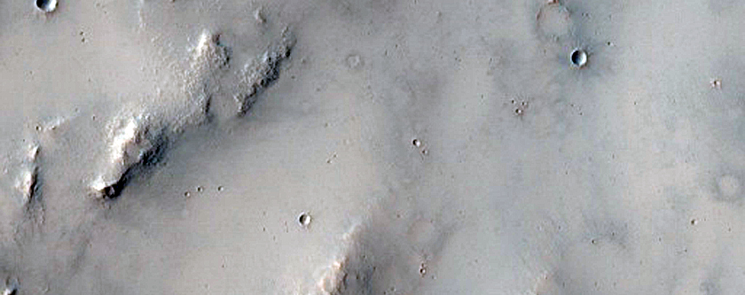 Inverted Channel in Noachis Terra