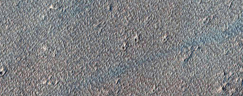 Candidate Recent Impact Site