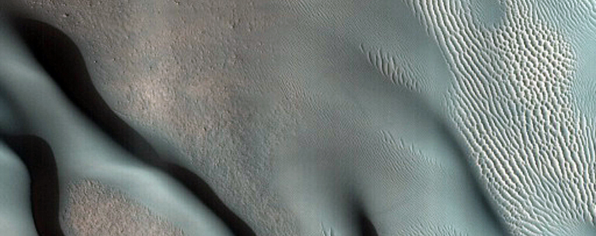 Dune Monitoring in Milankovic Crater