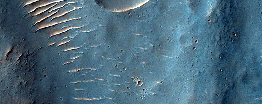 Streamlined Bar in Noachis Terra