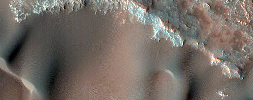 Dune Field in Baldet Crater