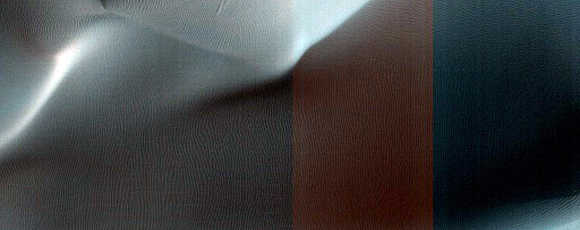 Defrosting of Dune in Thaumasia Region