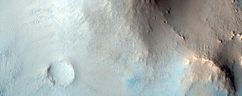 Possible Sand Trap Northeast of Jezero Crater