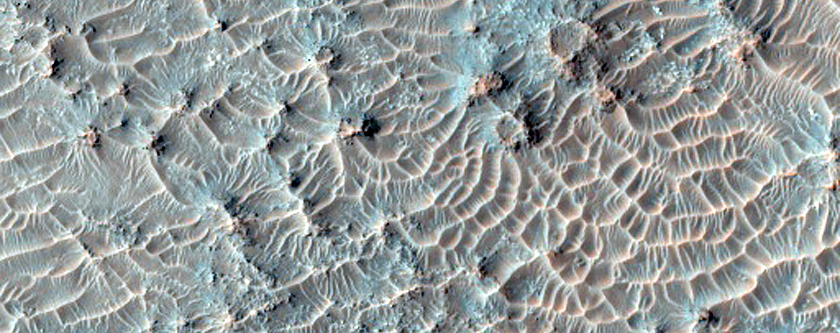 Olivine-Rich Plains in Western Terra Tyrrhena