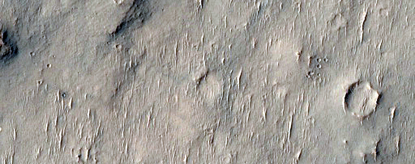 Inverted Channel in Noachis Terra