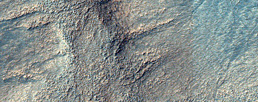 Ridge Network in Hellas Planitia