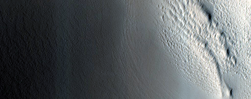 Crater on Crater Wall