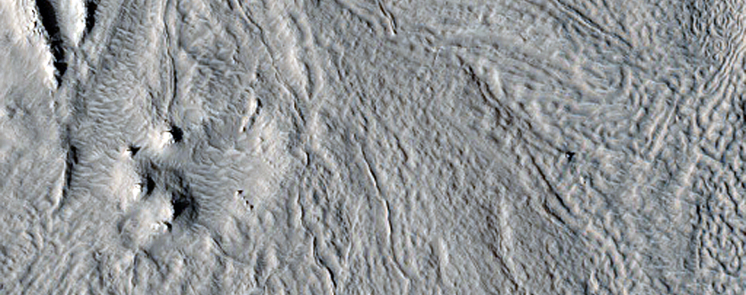 Terrain Northwest of Quenisset Crater