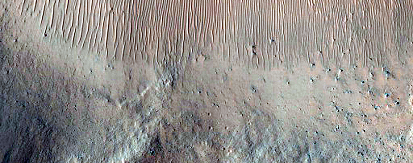 Crater with Steep Slopes