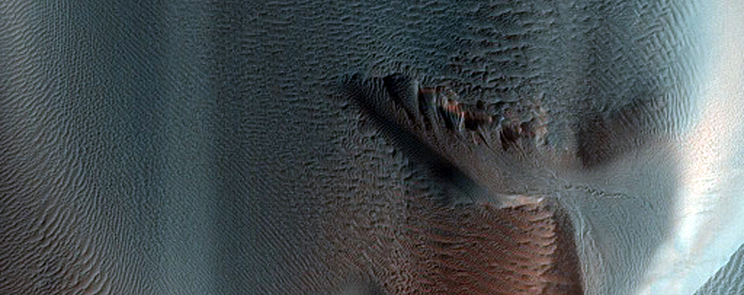 Dune Gullies in Rabe Crater