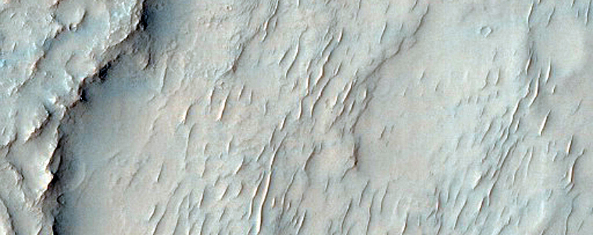 Inverted Channel in Noachis Terra