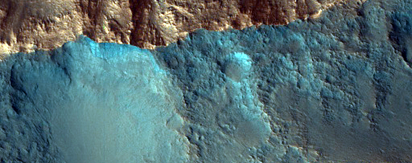 Crater with Steep Slopes