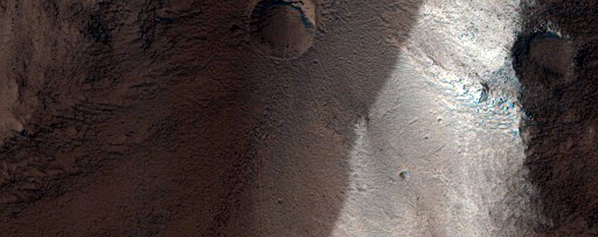 Kasei Valles Incised Alluvial Fans