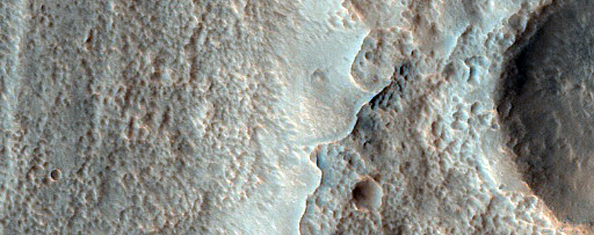 Channel within Larger Channel near Majuro Crater