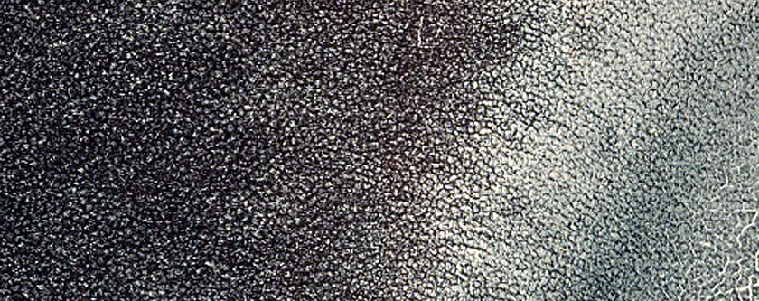 Location of Possible Shallow Ice Table