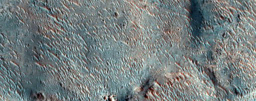 Inverted Channel in Noachis Terra