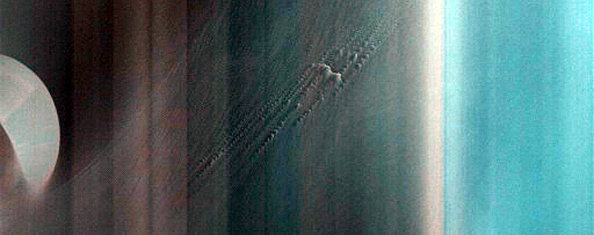 Dark Aeolian Dunes South of Iani Chaos