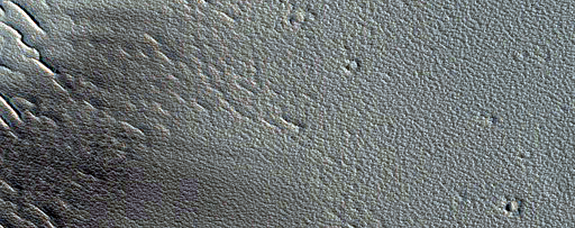Candidate Recent Impact Site