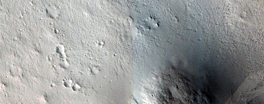 Candidate Recent Impact Site