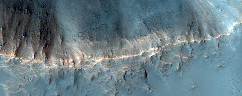 Crater in Tyrrhena Terra