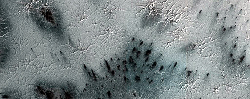 Monitor Defrosting Patterns on Ridges in Region Dubbed Inca City