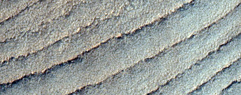 Dark Linear Ridges in Southern Highlands