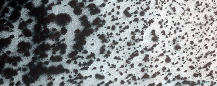 Possible Mass Wasting in Southern Crater