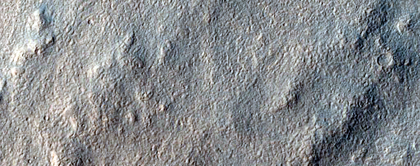 Channel East of Hellas Planitia