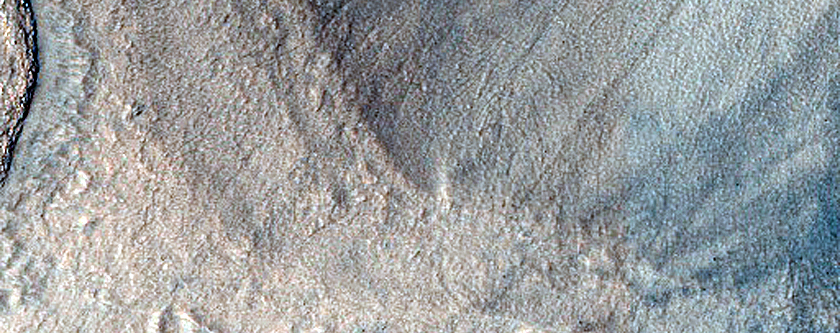 Layers in Depressions in Hellas Planitia