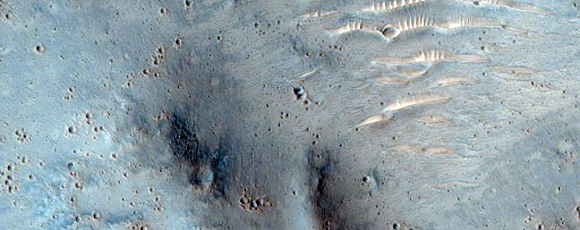 Candidate Recent Impact Site