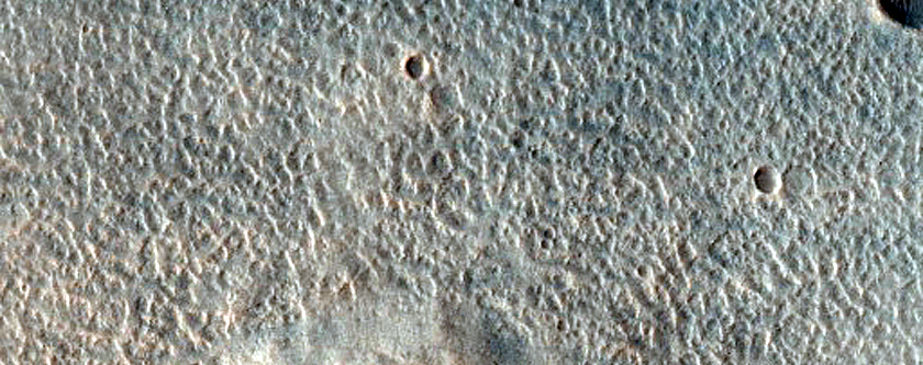 Interesting Domes and Channels Cutting Ridges