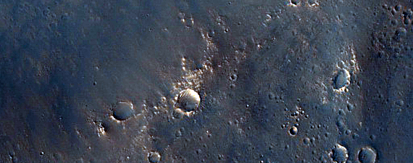 Possible Phyllosilicates in Crater Rim near Oxia Planum